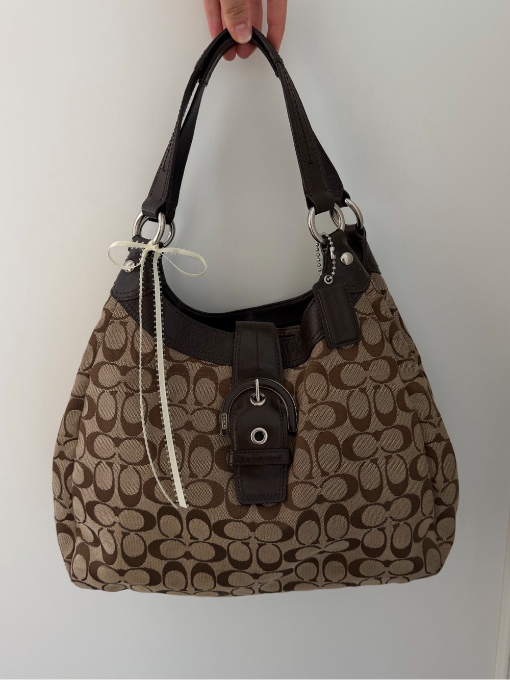 Y2K Brown Coach Lynn SoHo Shoulder Bag